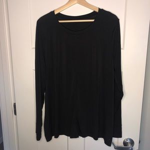 Fabletics Black Long Sleeve T-shirt